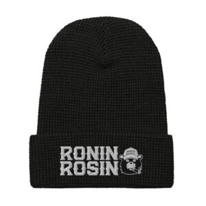 Protect Our Terps Black Embroidered Waffle beanie