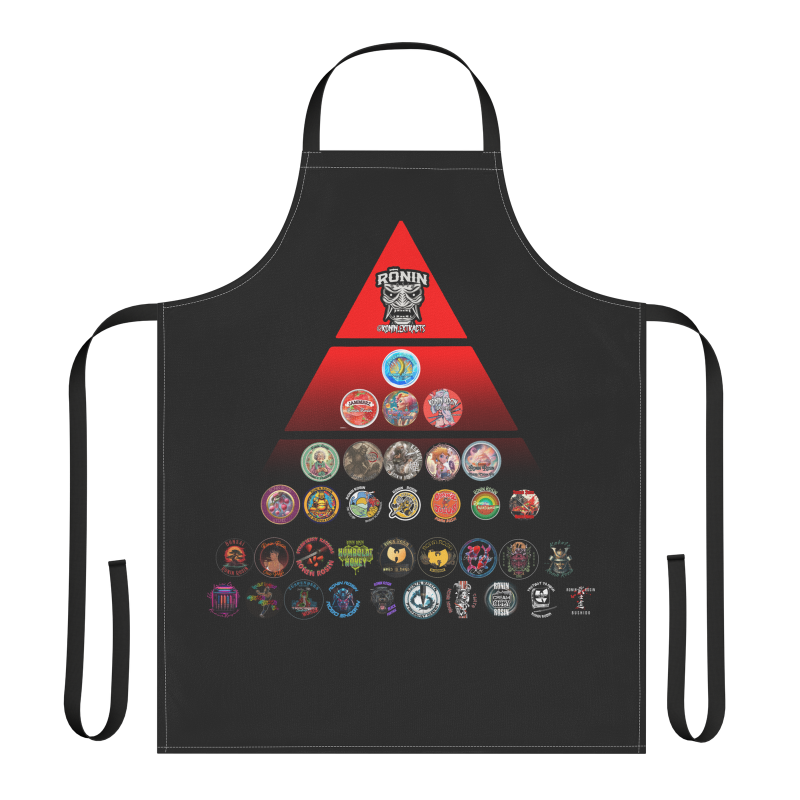 Ronin Rosin Black Washer Apron