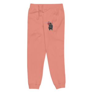 unisex-fleece-sweatpants-dusty-rose-front-left-69c195bdc25f6.png