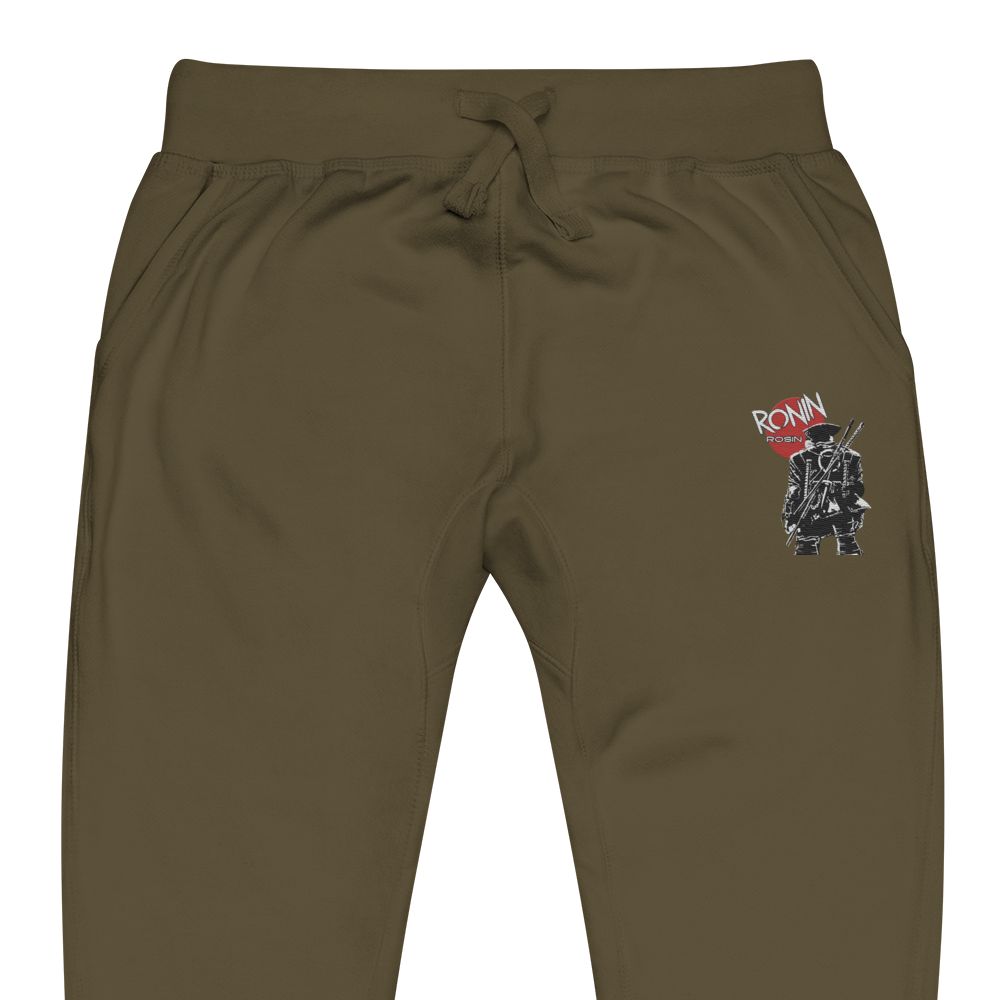Military Green Embroidered Turtle Terps Unisex fleece sweatpants