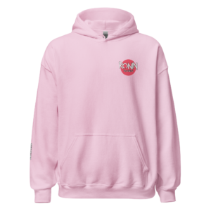 Lady Samurai DTG Printed Womens Pink Hoodie