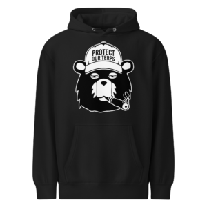 Protect Our Terps DTG Printed Black Unisex premium mid-weight hoodie