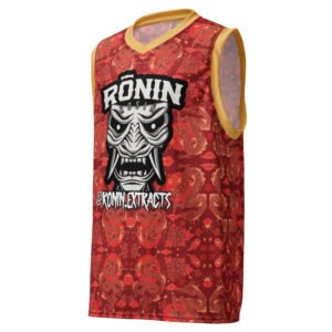 Dragon Terps Red Recycled unisex basketball jersey