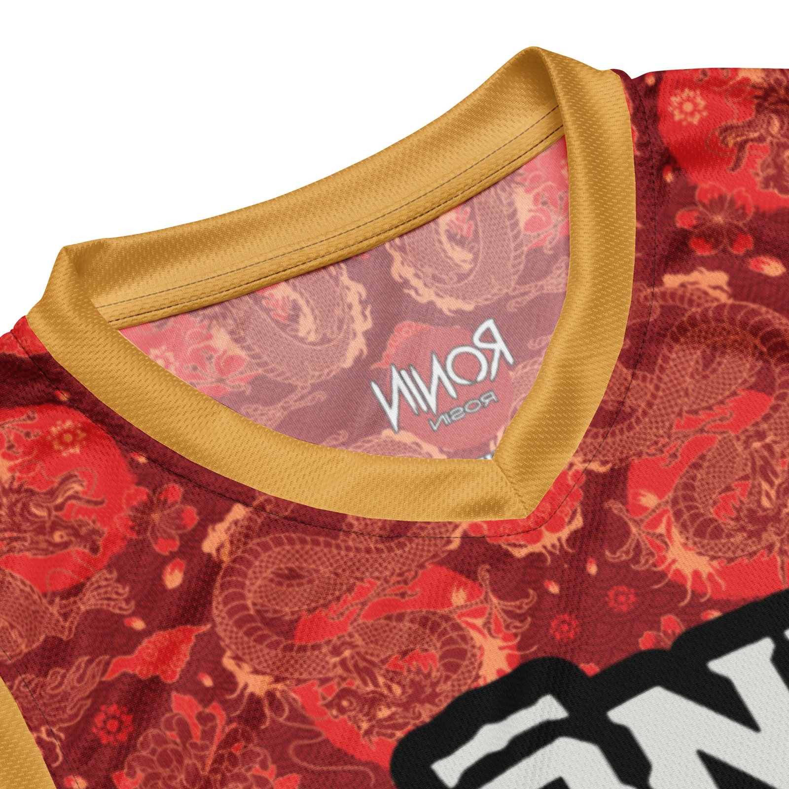 Dragon Terps Red Recycled unisex basketball jersey - Image 3