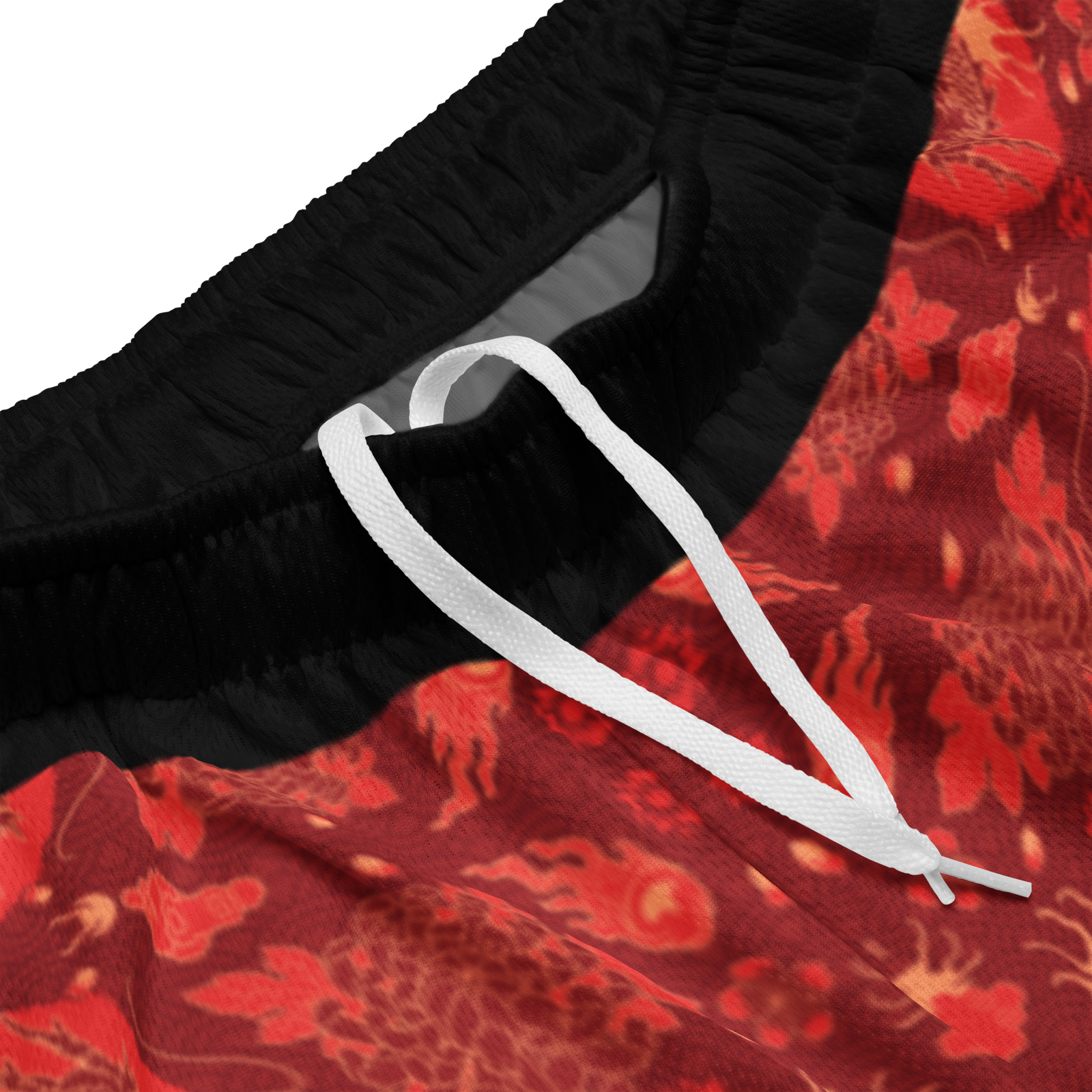 Dragon Terps Red Unisex mesh shorts - Image 3