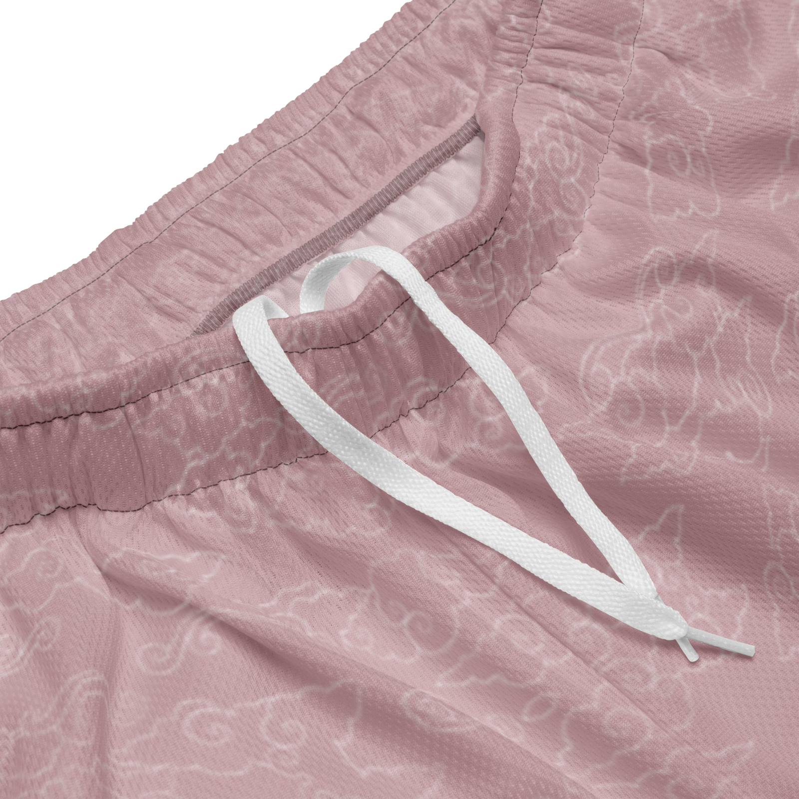 Kitsune Pink Unisex mesh basketball shorts - Image 3