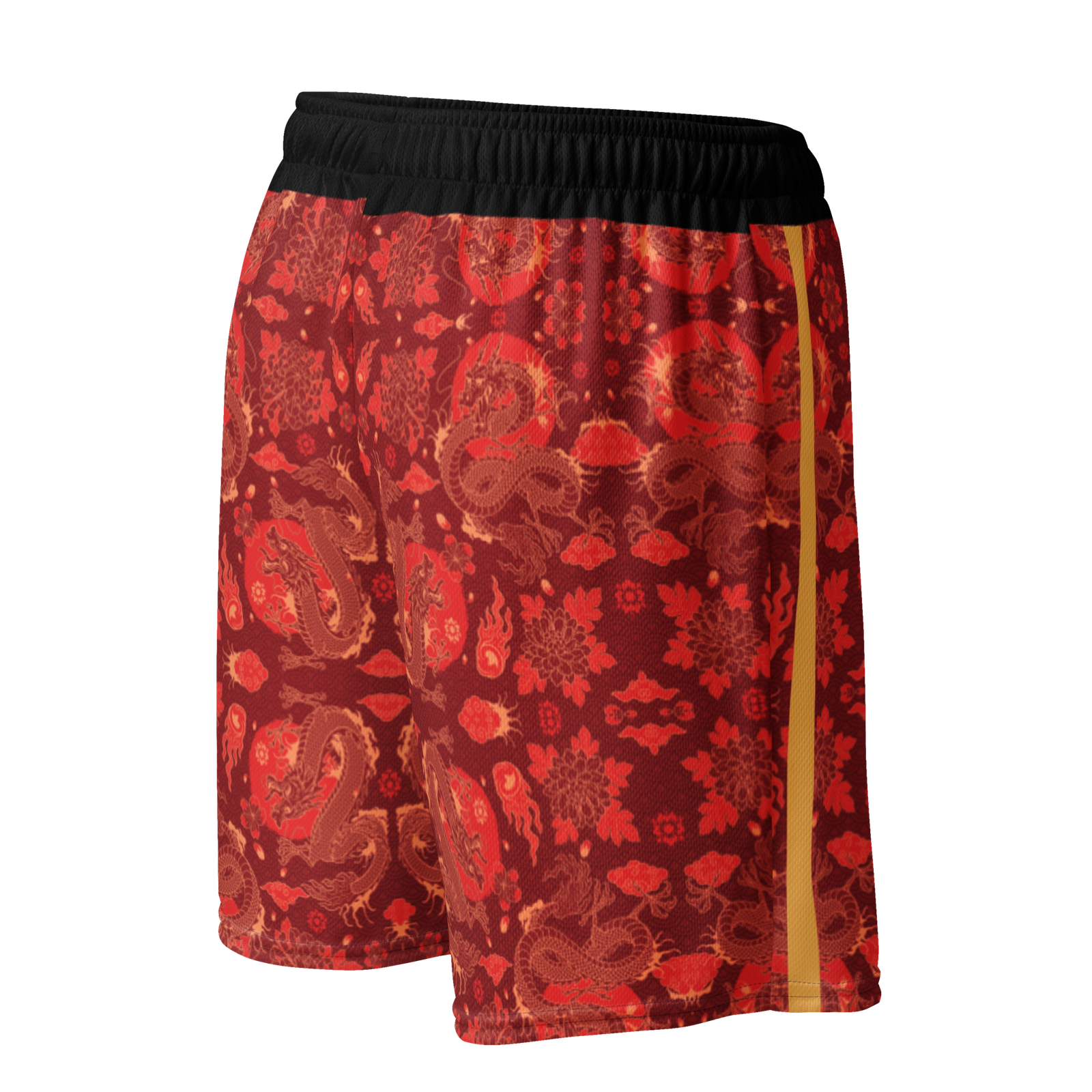 Dragon Terps Red Unisex mesh shorts - Image 2