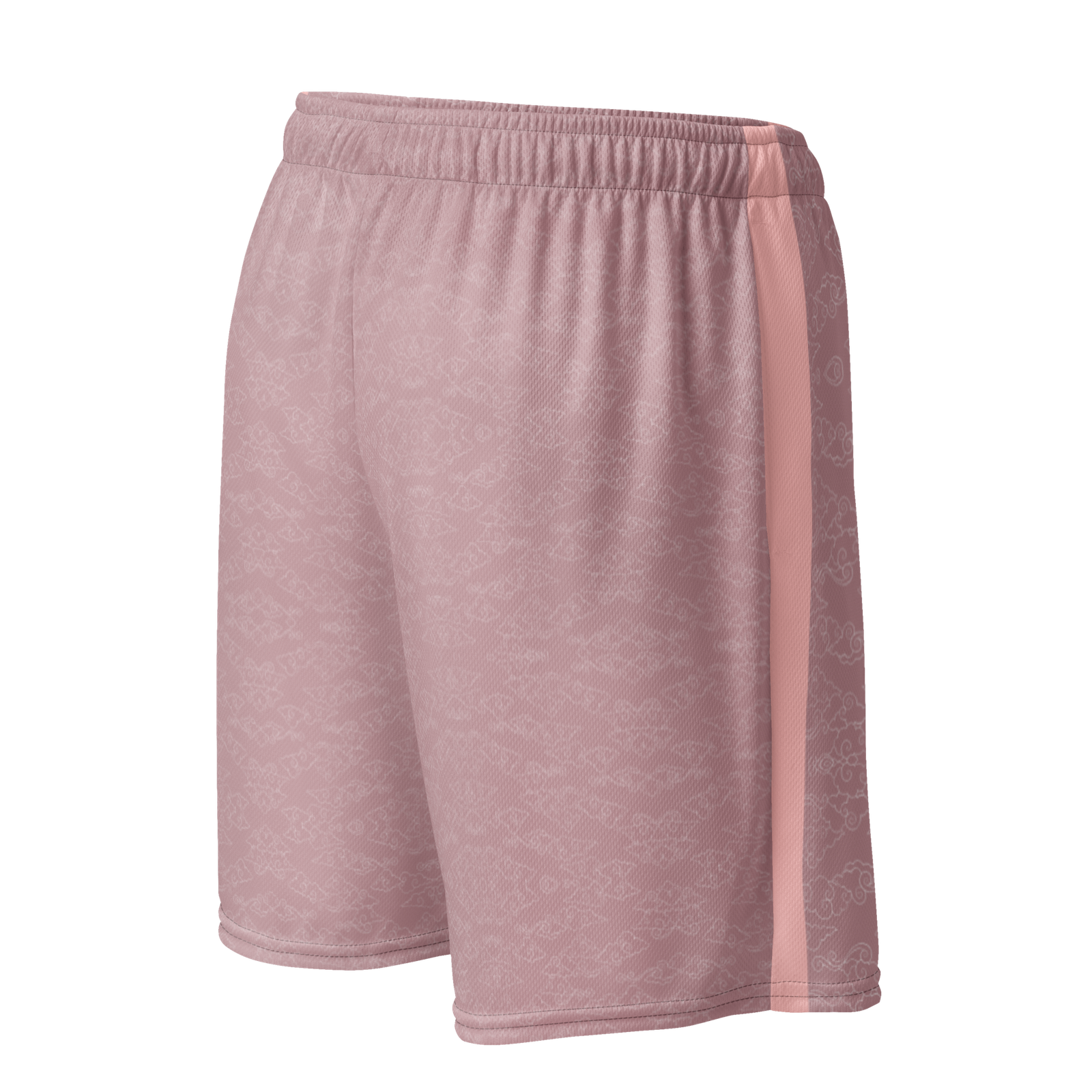 Kitsune Pink Unisex mesh basketball shorts - Image 2