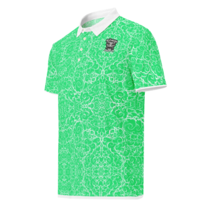 Green Clouds Unisex slim fit polo