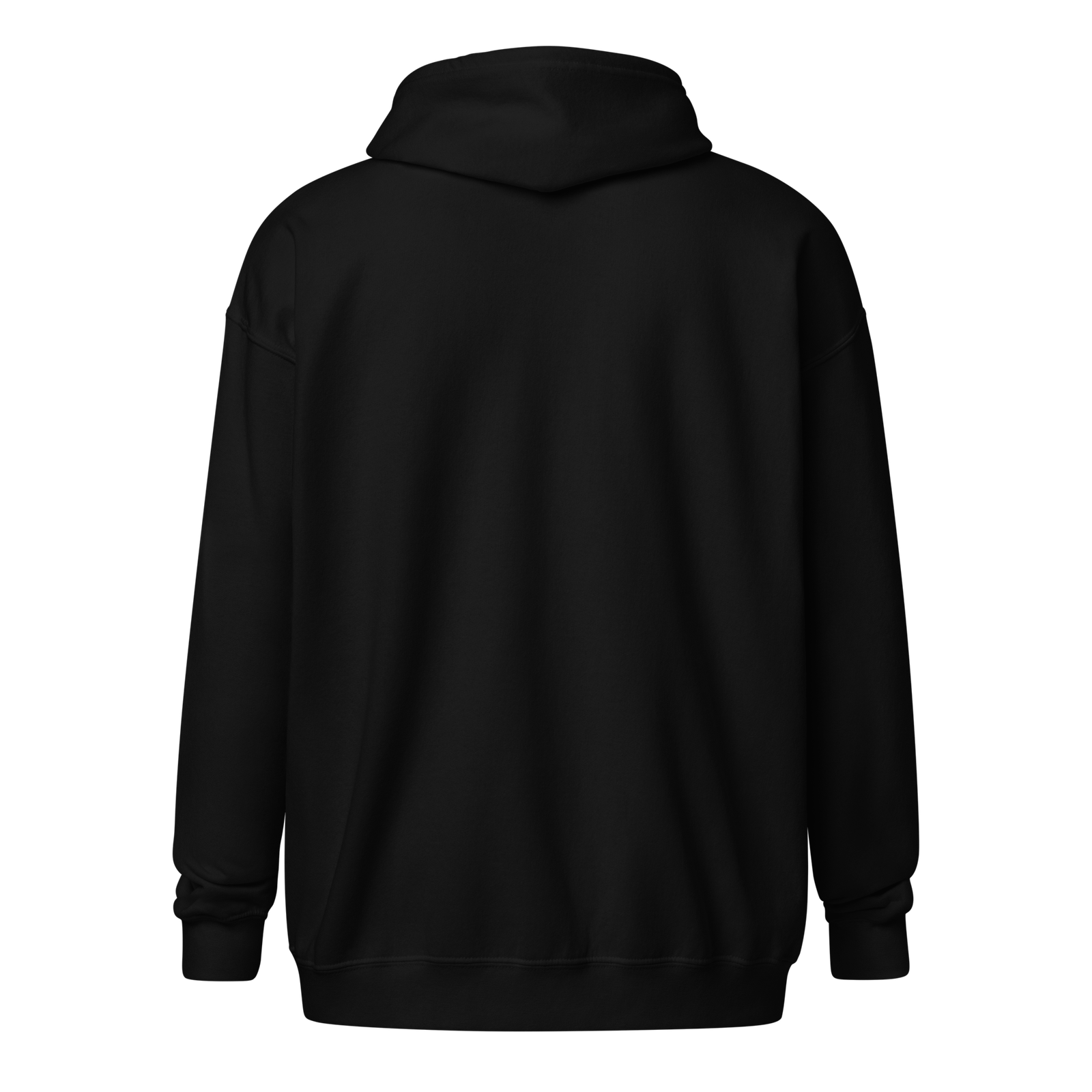Official Logo Black and White Unisex heavy blend zip hoodie - Image 2