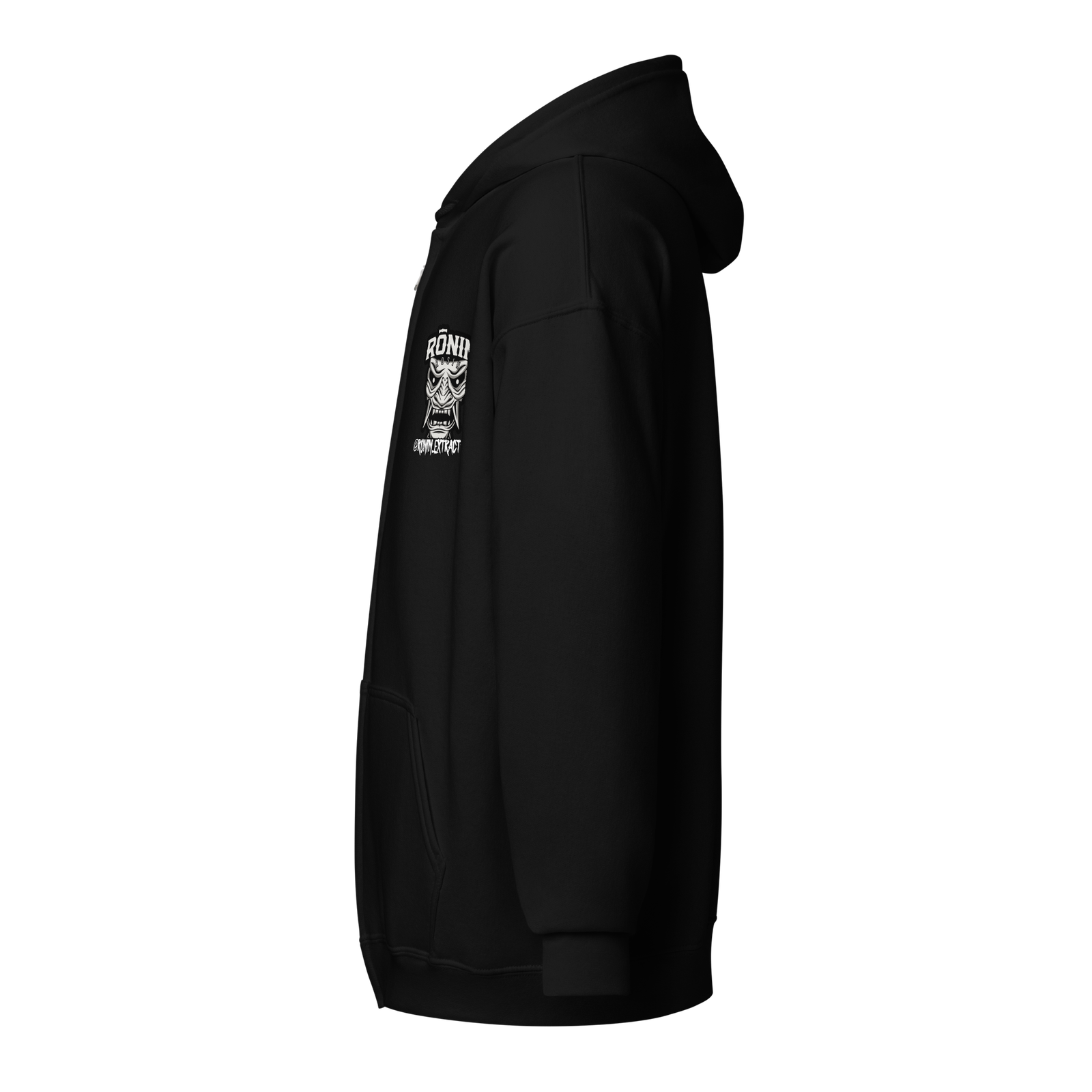 Official Logo Black and White Unisex heavy blend zip hoodie - Image 5
