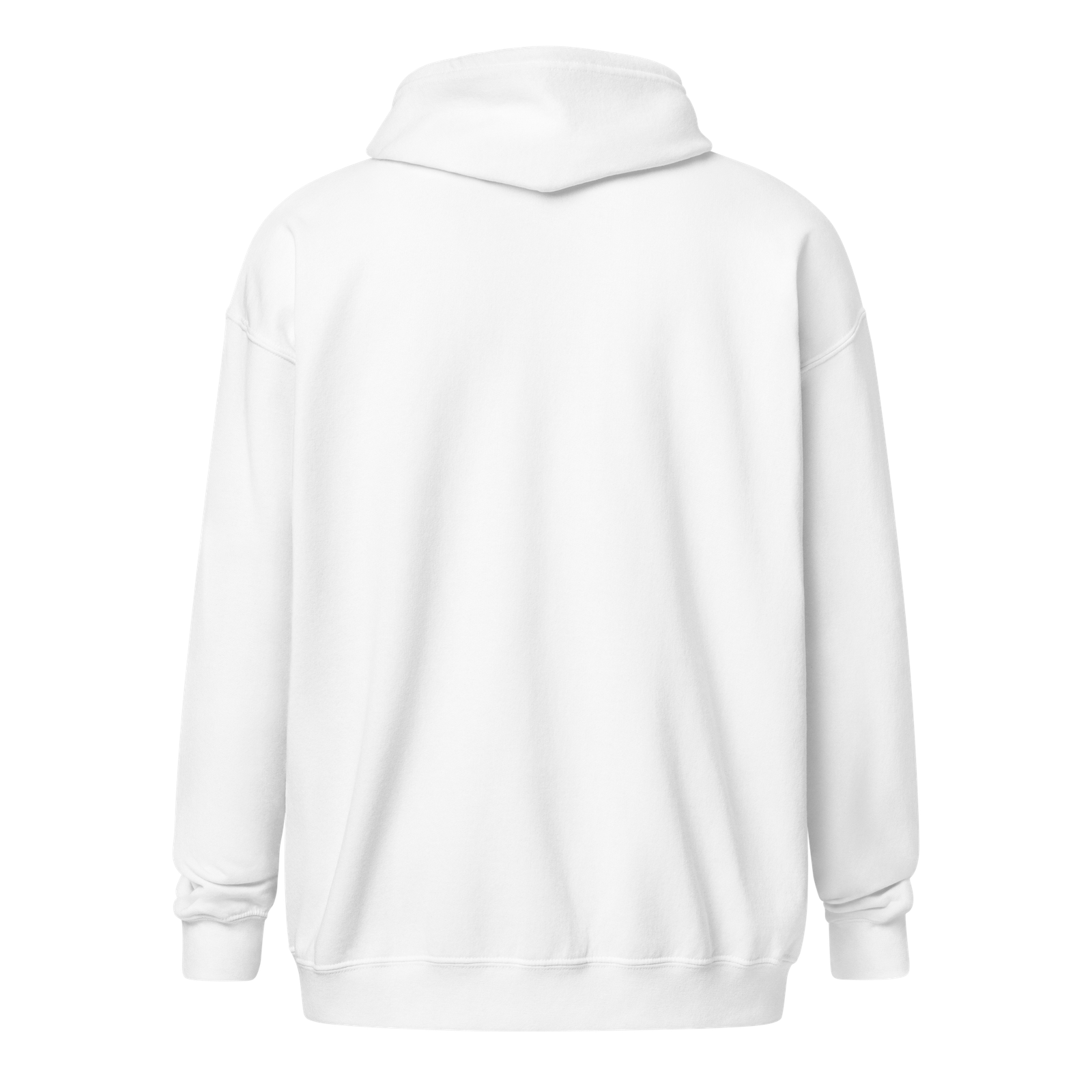 Official Logo Black and White Unisex heavy blend zip hoodie - Image 3