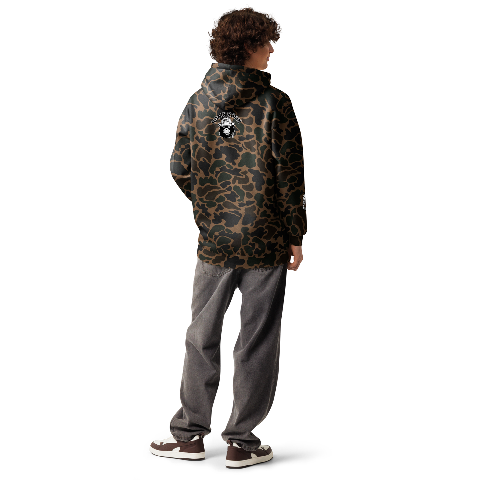 Protect Our Terps Camo Unisex Heavyweight Hooded Sweatshirt - Image 4