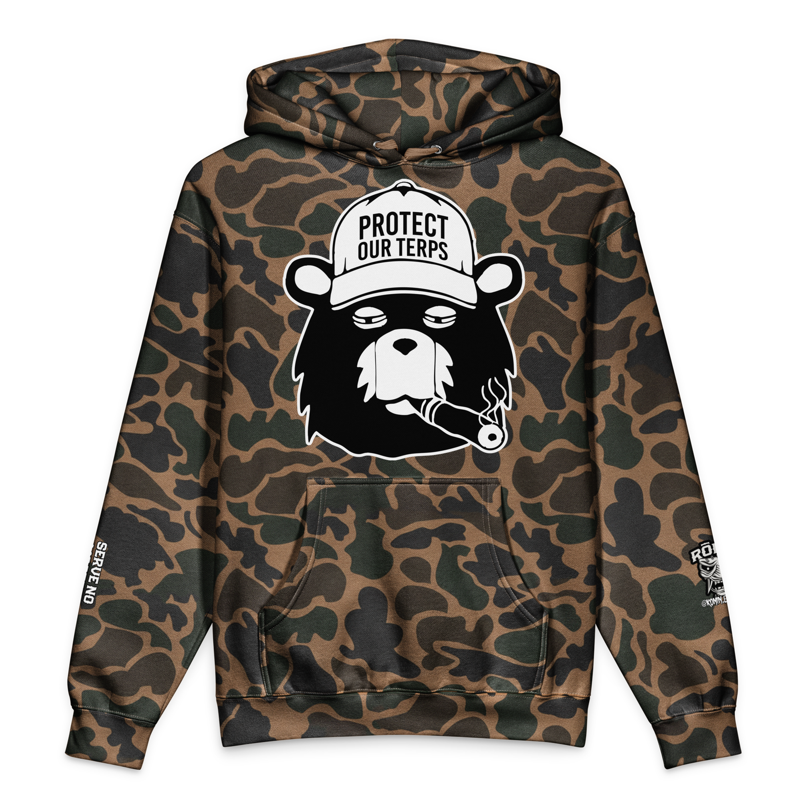 Protect Our Terps Camo Unisex Heavyweight Hooded Sweatshirt - Image 2