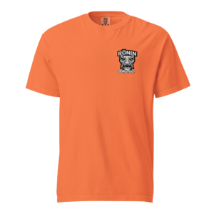 Classic Logo Bonsai Burnt Orange Unisex garment-dyed heavyweight t-shirt