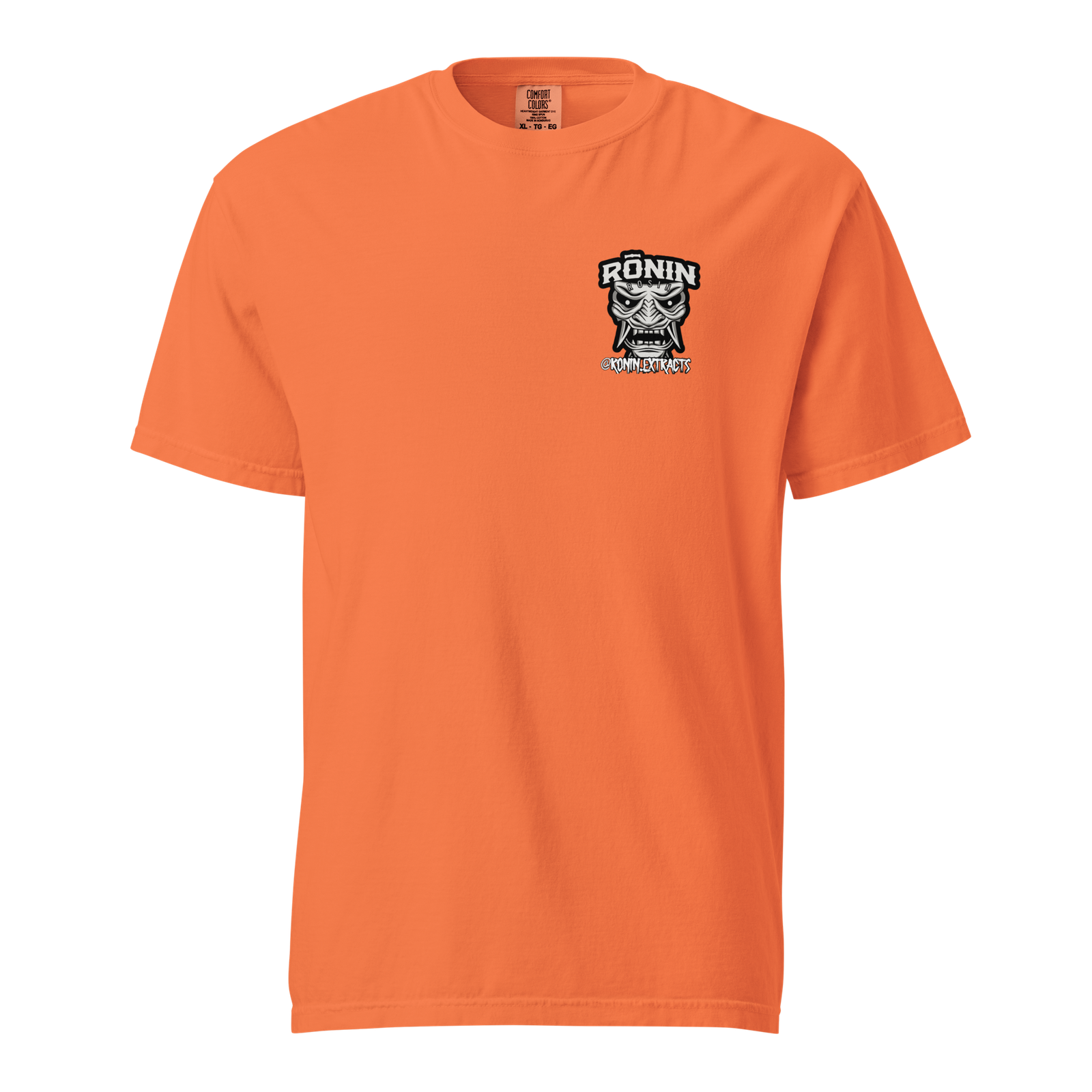 Classic Logo Bonsai Burnt Orange Unisex garment-dyed heavyweight t-shirt