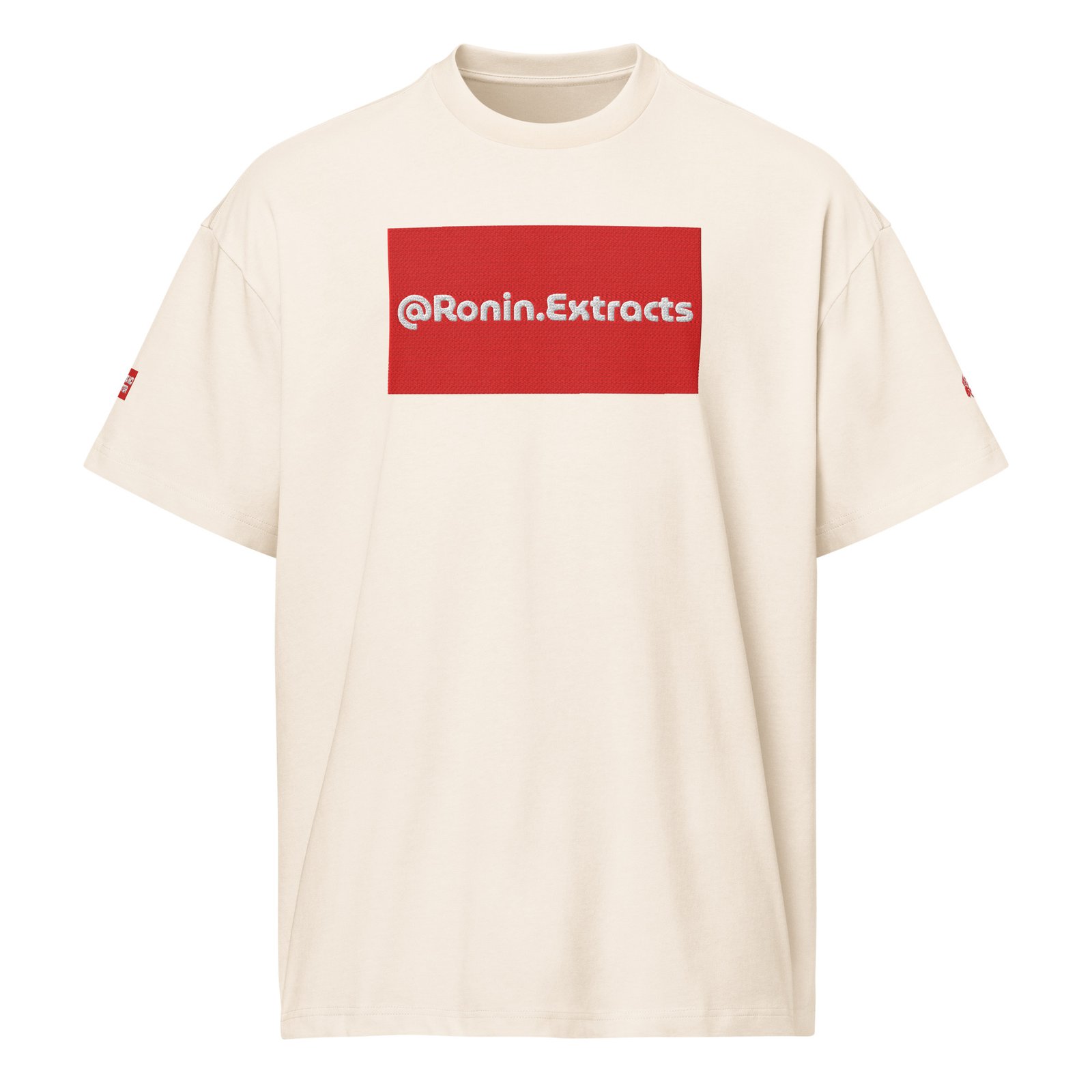 Anniversary Supremish Embroidered Men’s box tee - Image 2