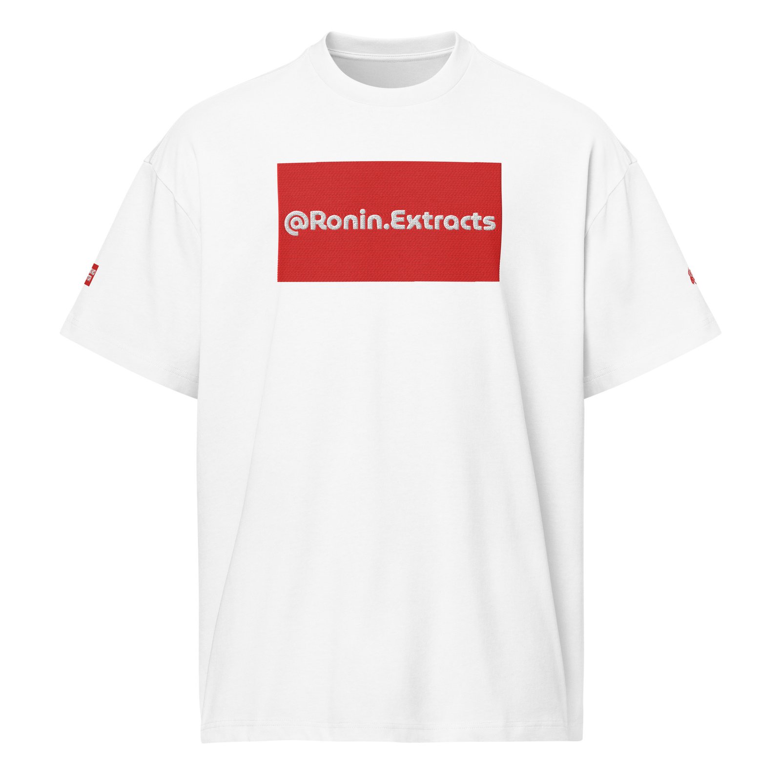 Anniversary Supremish Embroidered Men’s box tee - Image 3