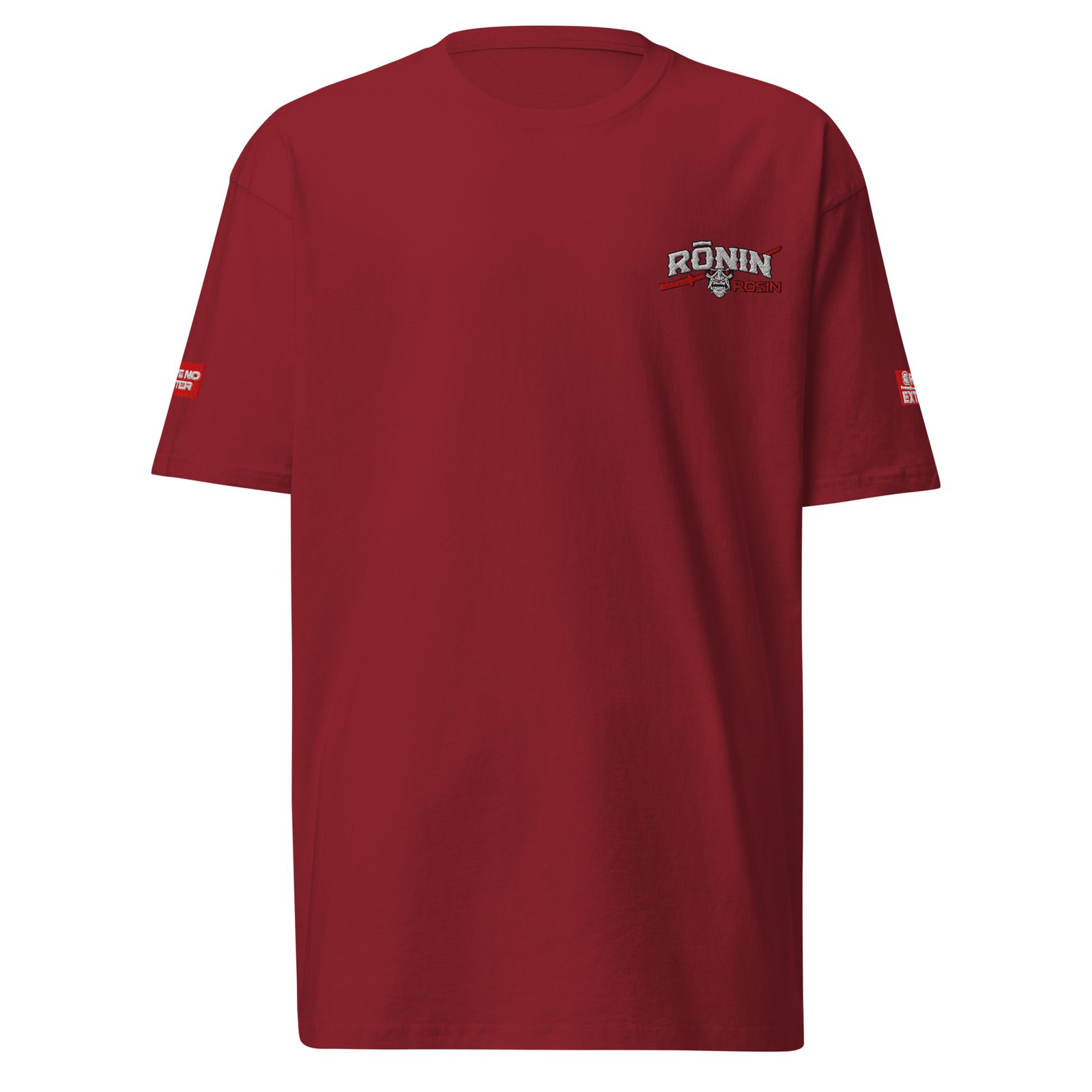 Anniversary Edition Logo Embroidered and DTG printed Premium heavyweight tee