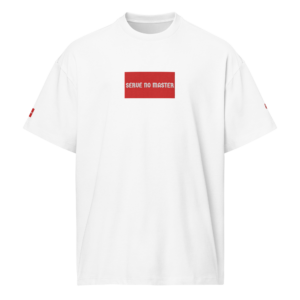 Anniversary Supremish Embroidered Men’s box tee