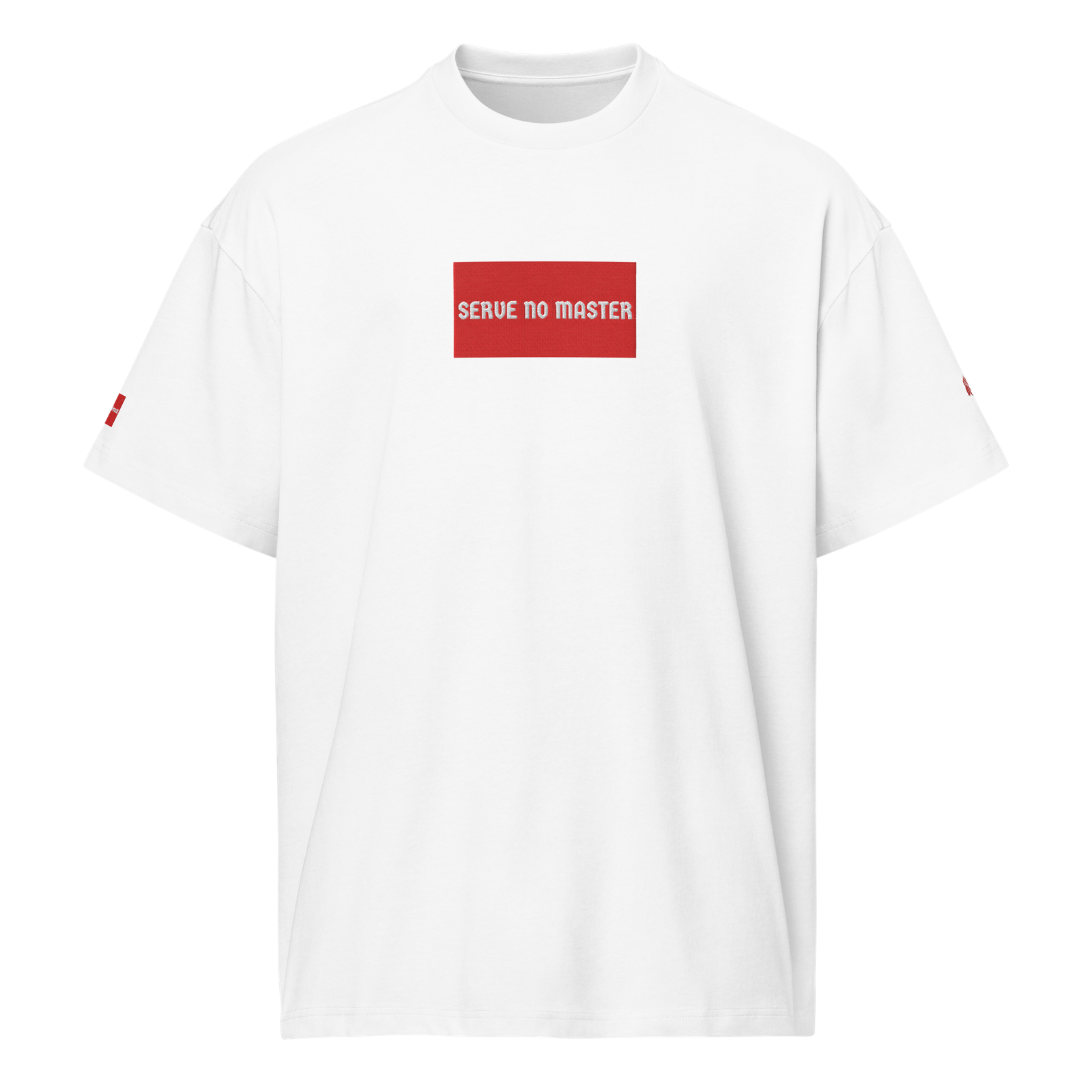 Anniversary Supremish Embroidered Men’s box tee