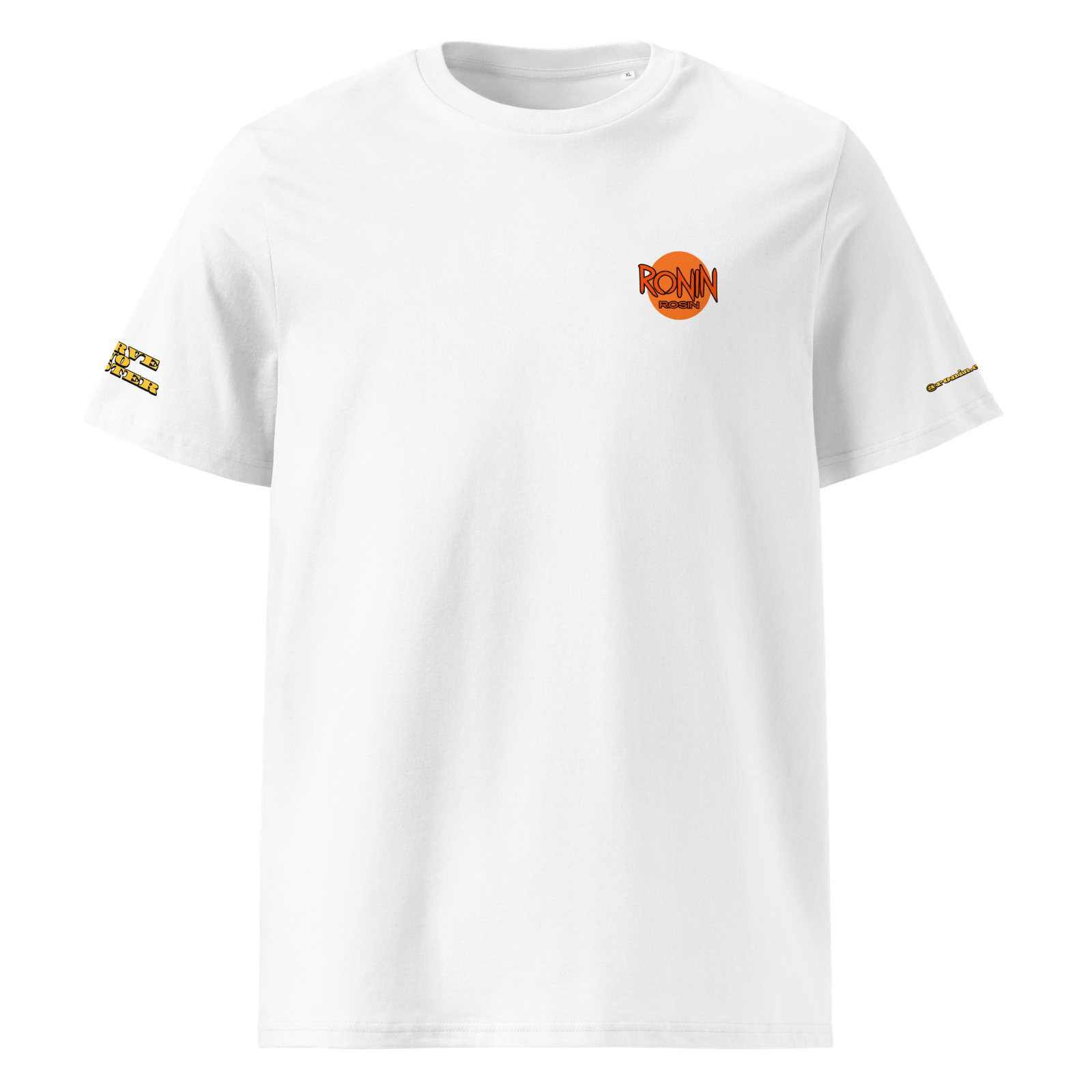 Halloweed Crouching Cat Unisex organic ribbed neck t-shirt - Image 10