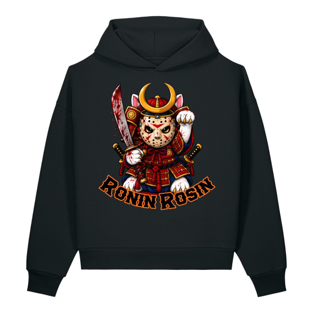 Crouching Cat Unisex sculpted heavyweight hoodie - Image 2