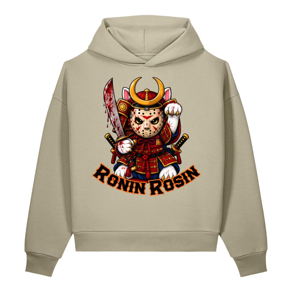 Crouching Cat Unisex sculpted heavyweight hoodie